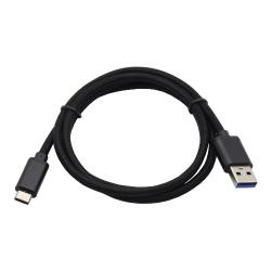 Podatkovno-polnilni kabel USB-Type C, 3.0, črn, najlon