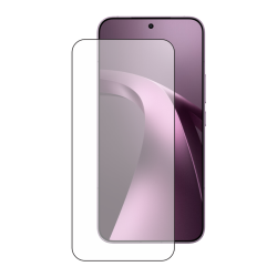 Zaščitno kaljeno steklo Chameleon Premium, prikazano pred zaslonom pametnega telefona Xiaomi 17T Pro.
