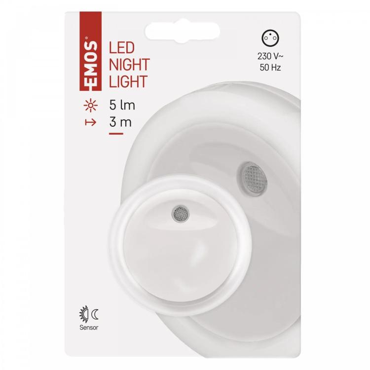 Nočna LED lučka Emos P3315, 230V s fotosenzorjem