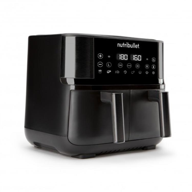 Cvrtnik na vroč zrak Nutribullet NBA081B, 4 + 4 L, 2850 W