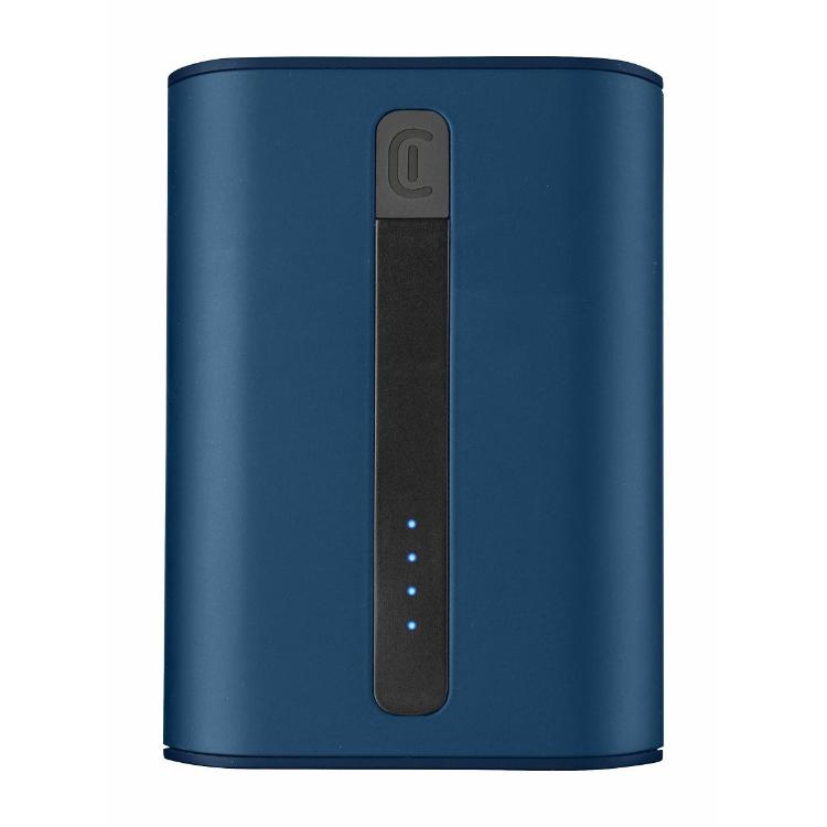 Prenosna baterija CellularLine Thunder, 10000 mAh, modra