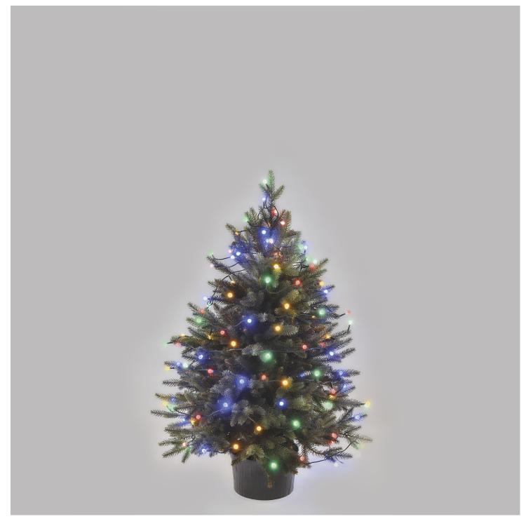 LED božična cherry veriga kroglice, 8 m, zunanja in notranja, večbarvna_4