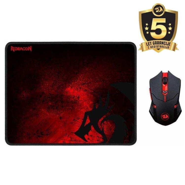 Brezžična miška Redragon M601-WL + podlaga, set 2v1