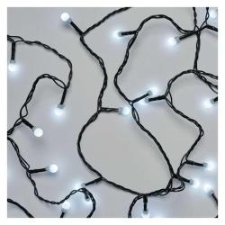 Božična cherry veriga kroglice 200 LED, 20 m, zunanja in notranja, hladna bela