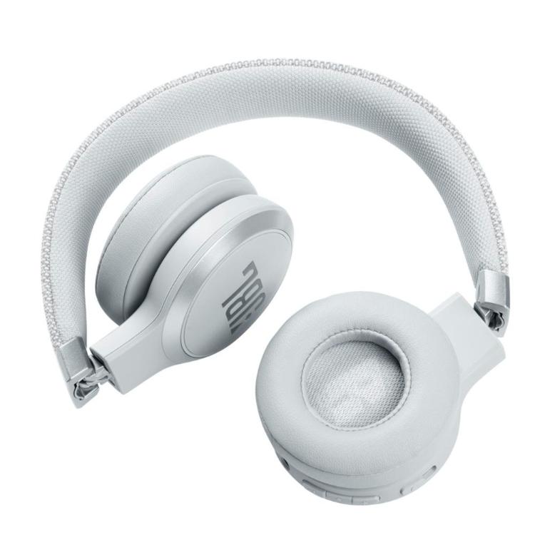JBL slušalke Live 460NC, bele