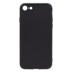 Apple iPhone SE (2020) / 8 / 7, gumiran ovitek (TPU), črn matt_1