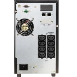UPS PowerWalker z osmimi izhodnimi vtičnicami, USB in RS232 priključki ter inteligentno razširitveno režo omogoča napredno upravljanje in učinkovito zaščito priključenih naprav.