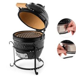 Keramični žar kamado Klarstein PRINCESIZE, črna barva_4