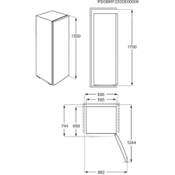 Hladilnik Electrolux LRB1DE33W, enovratni