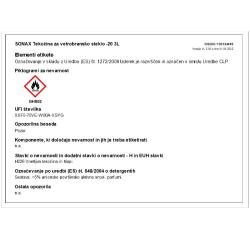 Zimska tekočina za vetrobransko steklo Sonax, 3 L, -20°C_1