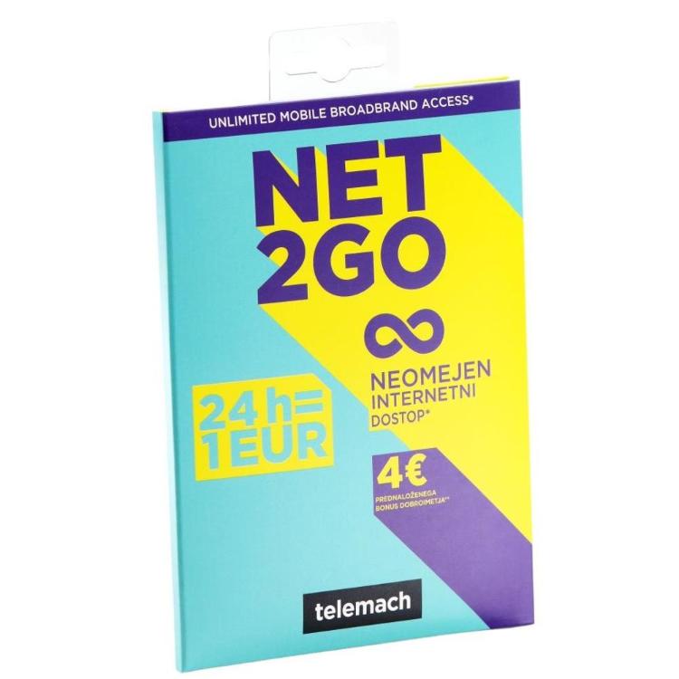 Predplačniški paket Telemach SIM NET2GO