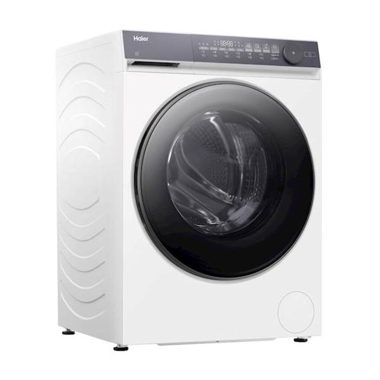 Haier pralno-sušilni stroj z velikimi panoramskimi vrati, elegantnim belim ohišjem in intuitivnim digitalnim upravljanjem zagotavlja vrhunsko uporabniško izkušnjo ter odlične rezultate nege perila.