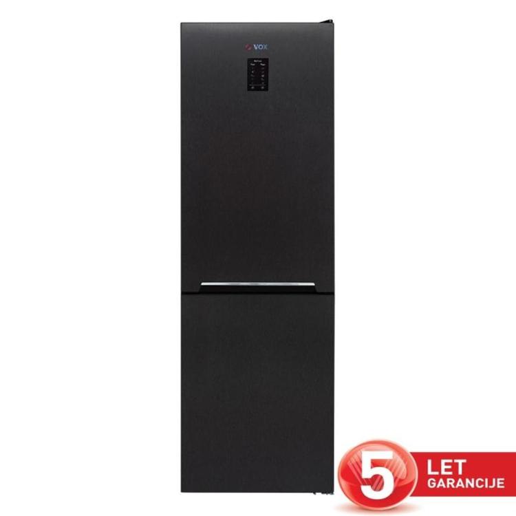 Kombinirani hladilnik VOX NF 3733 A F, 367 l, No-Frost, črna