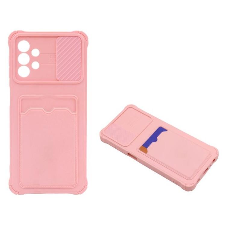 Samsung Galaxy A32 5G, gumiran ovitek (TPUC), A-Type Card, roza 