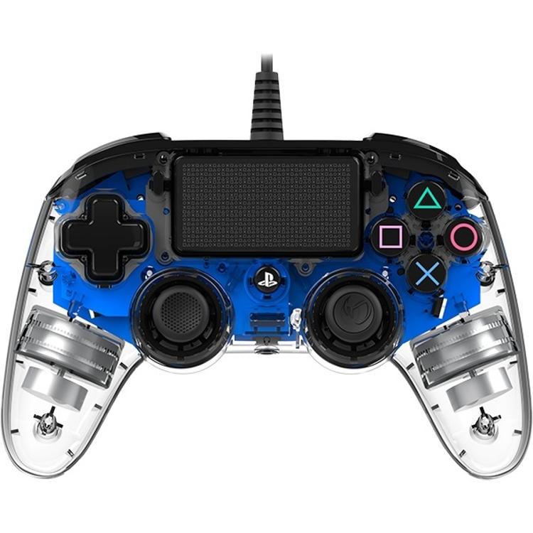 Kontroler Nacon BigBen PS4, modra prozorna