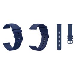 Silikonski pašček 18 mm, Fresh temno moder, za pametno uro