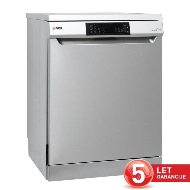 Pomivalni stroj VOX LC 15A22-IX E, 15 pogr., 7 programov, inox, 60 cm