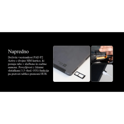 AGM Mobile P2 Active z dvojnim SIM, 3.5 mm vhodom in OTG priklopom za razširjeno povezljivost