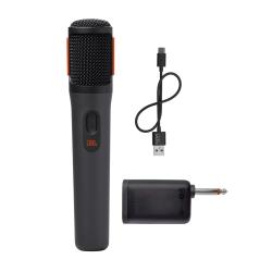 JBL brezžični ročni mikrofon s priloženim USB kablom in sprejemnikom