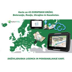 Navigacija GPS za motoriste Navitel G550, 4,3" zaslon, IP67