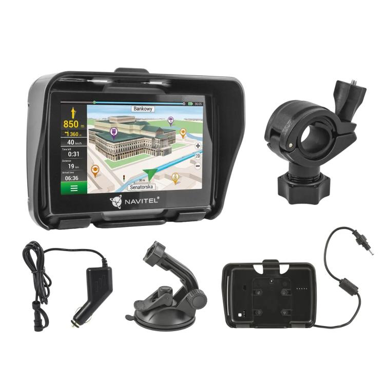 Navigacija GPS za motoriste Navitel G550, 4,3" zaslon, IP67