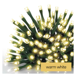 Božična veriga LED 500, 50 m, zunanja in notranja, topla bela, časovnik