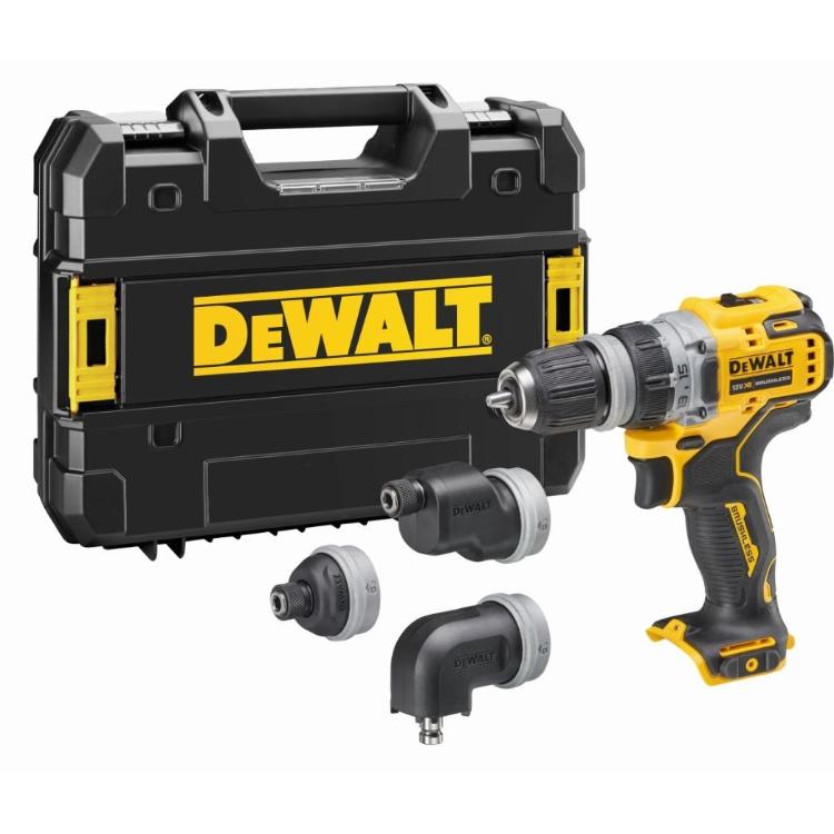 Akumulatorski večglavni udarni vrtalnik DeWalt DCD703NT, 12 V