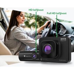 Avto kamera in vzvratna Navitel R250 Dual, FullHD, 2", Night vision, 140° vidni kot