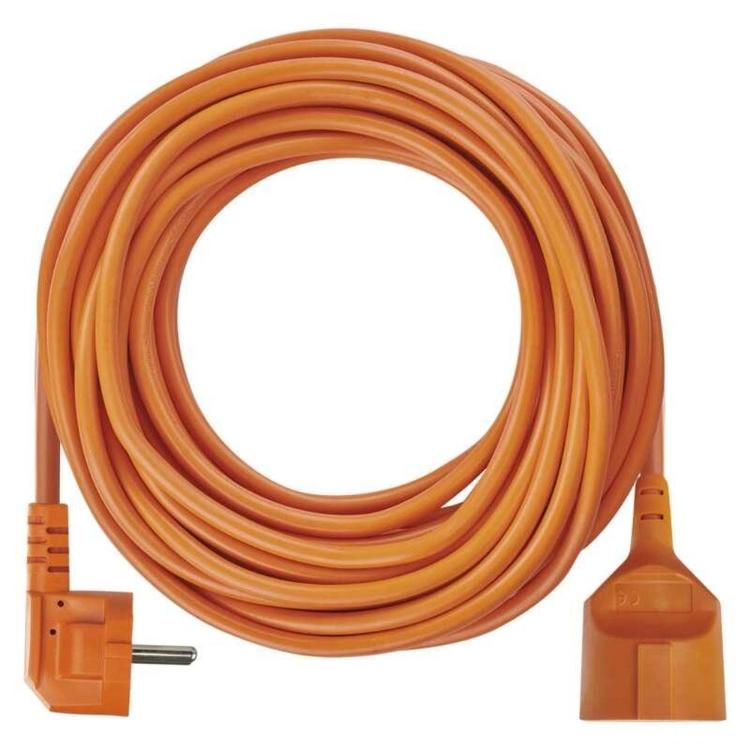 Podaljšek Emos 15 m / 1 vtičnica / oranžni / PVC / 250 V / 1,5 mm2