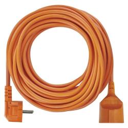 Podaljšek Emos 15 m / 1 vtičnica / oranžni / PVC / 250 V / 1,5 mm2