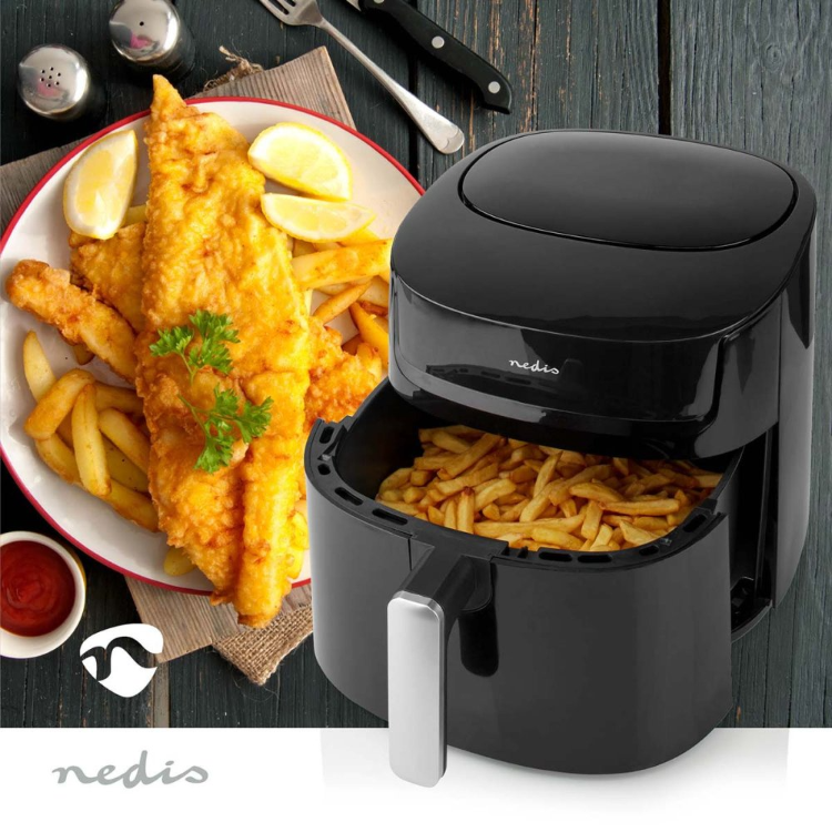Cvrtnik na vroči zrak Nedis KAAF170BK, 7,2l, 1800 W