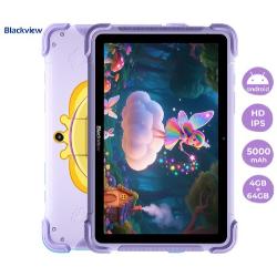 Blackview Tab Kids, otroški tablični računalnik, vijoličen etui, 5000 mAh, 4GB+64GB, HD IPS, Android.