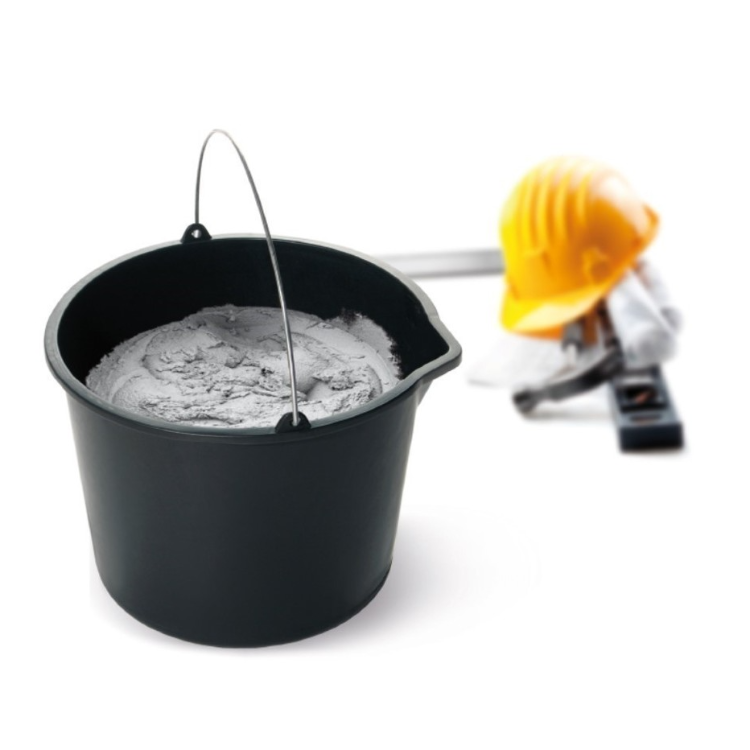 Vedro PVC z izlivom fi31xV24 cm, 12 l, črno