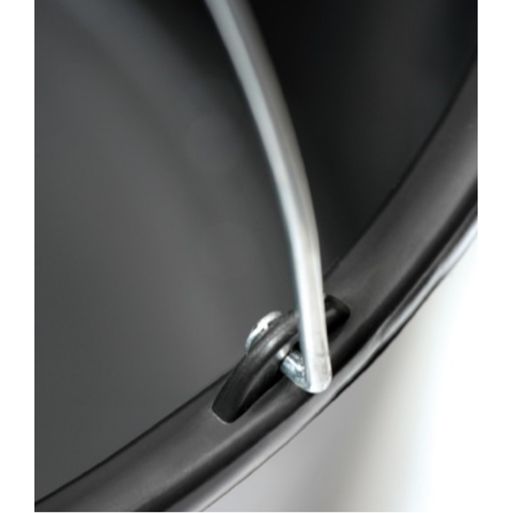 Vedro PVC z izlivom fi31xV24 cm, 12 l, črno