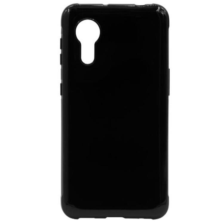 Samsung Galaxy Xcover 5, gumiran ovitek (TPU), črn svetleč_1