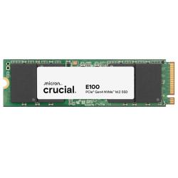 Crucial E100 480 GB M.2 NVMe SSD z vmesnikom PCIe 4.0, zasnovan za hitro shranjevanje podatkov in izboljšano odzivnost sistema.