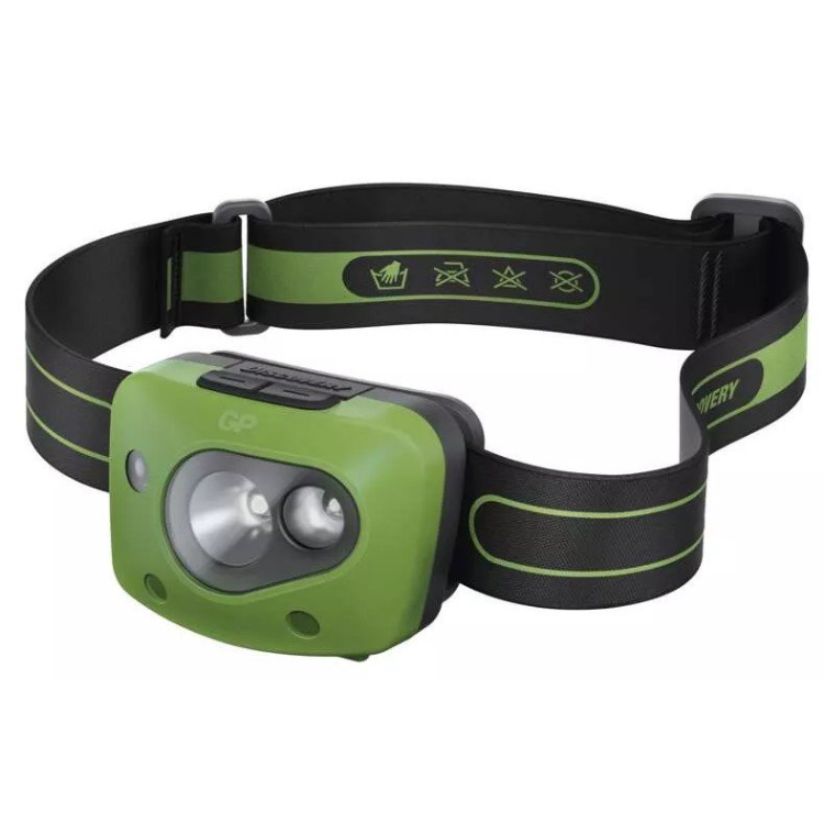 Naglavna LED svetilka GP CH43, 150 lm