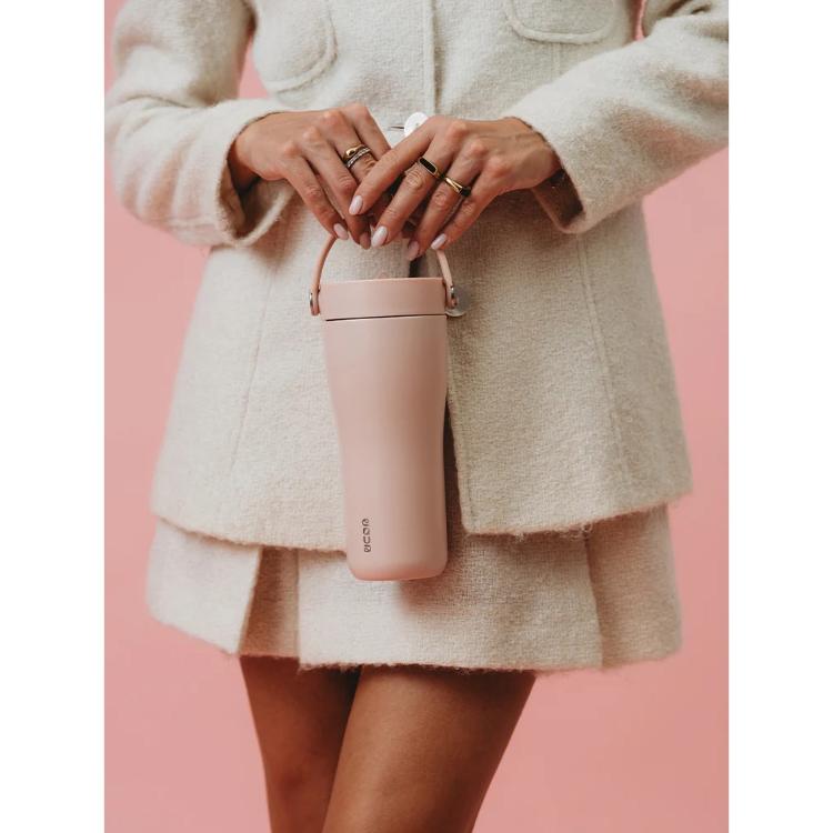 Termo lonček Equa CARRY Cup, 600 ml, roza (rose)