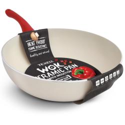 Wok ponev TEXELL Ceramic Pan TPC-W28, 28 cm