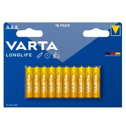 Baterijski vložki Varta Longlife AAA 10/1 alkalni