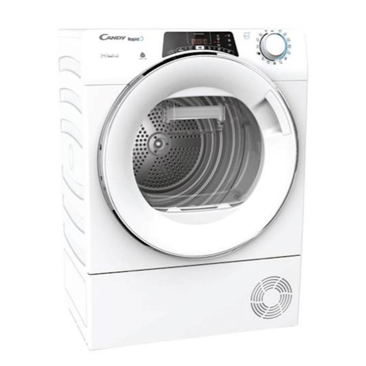 Sušilni stroj Candy RO4 H7A1TCEX-S, plitek, 7 kg, A+_1