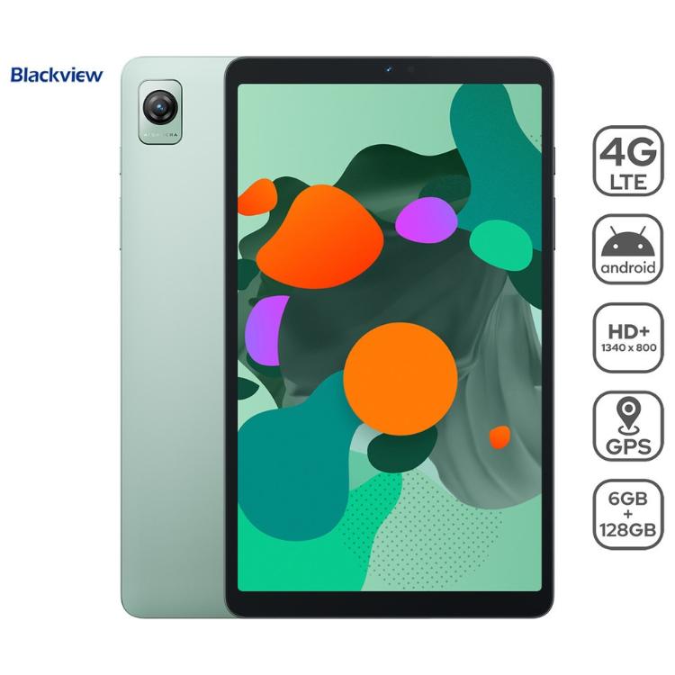 Tablični računalnik BlackView TAB 60, 3v1, 8.68", 4G-LTE, 6GB+128GB, IPS HD+, Android 13, WIFI, Bluetooth, GPS, priložen ovitek, zelena