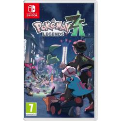 Copilot said: Pokémon Legends: Z‑A za Nintendo Switch, uradna naslovnica z liki in Pokémoni v Lumiose Cityju, futuristična urbana pustolovščina, PEGI 7.