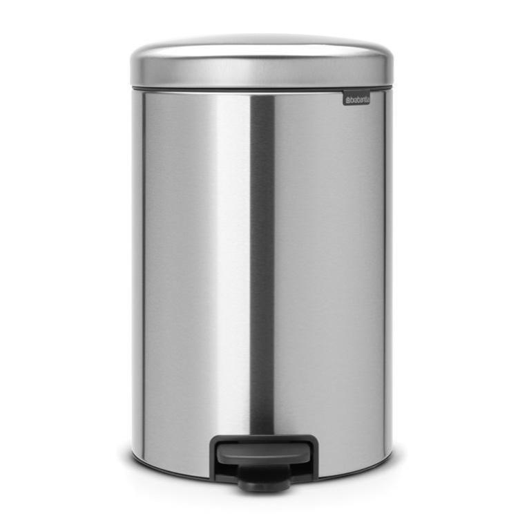 Koš za smeti Brabantia, 20 L, mat kovinski