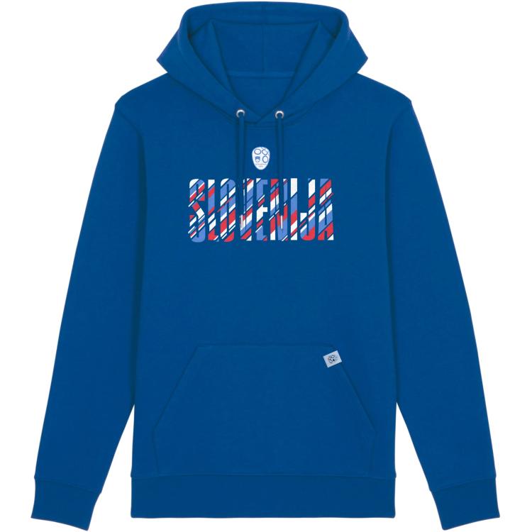 Pulover s kapuco NZS Slovenija, modra, velikost 2XS