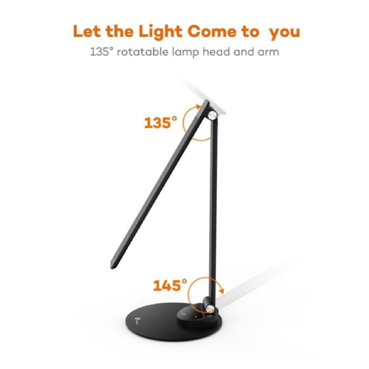Namizna svetilka TaoTronics TT-DL19 Minimalist LED, črna