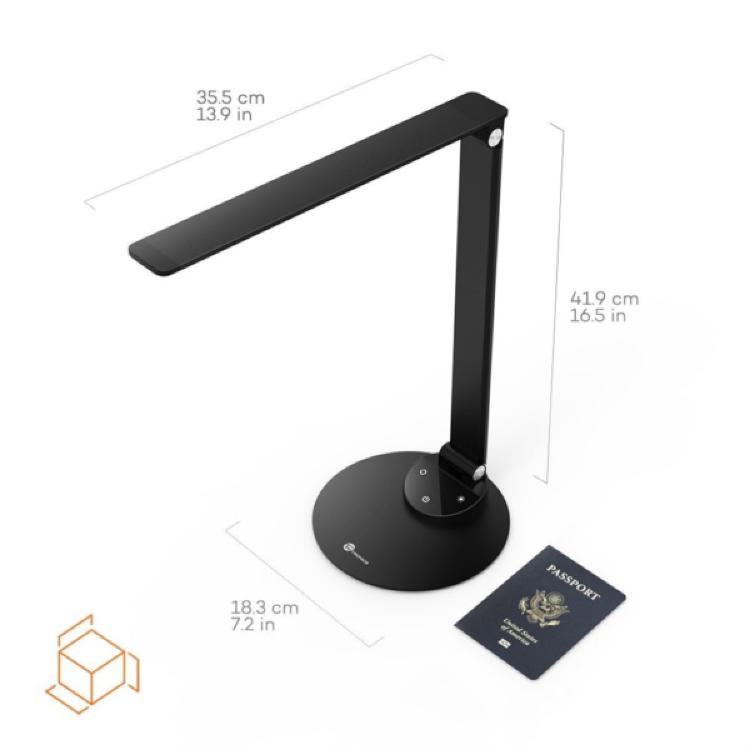 Namizna svetilka TaoTronics TT-DL19 Minimalist LED, črna