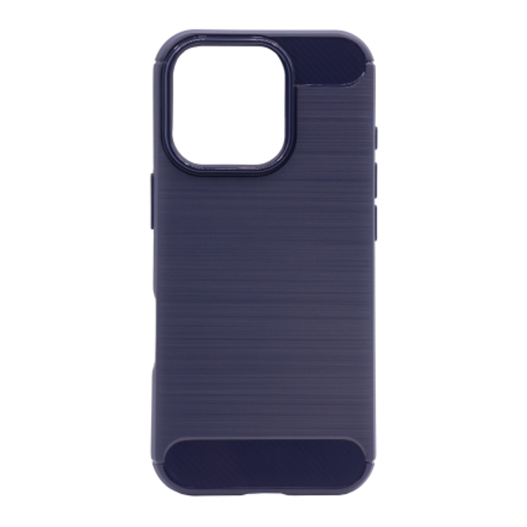 Gumiran ovitek (TPU) za Apple iPhone 16 Pro, A -Type, moder