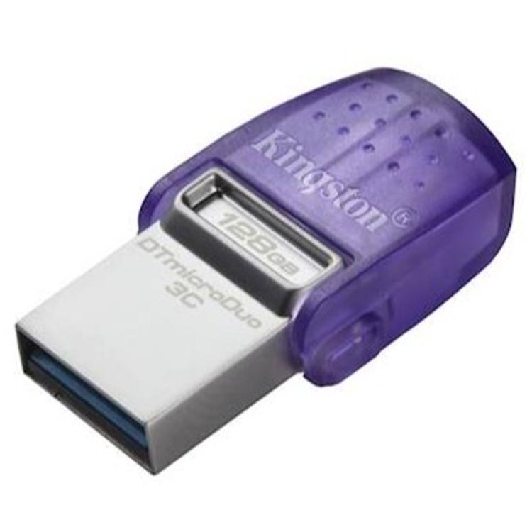USB ključ Kingston DataTraveler microDuo 3C, USB-C, USB 3.2 Gen 1, OTG, 128 GB