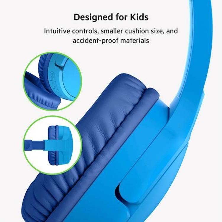 Brezžične slušalke za otroke Belkin, modre_6
